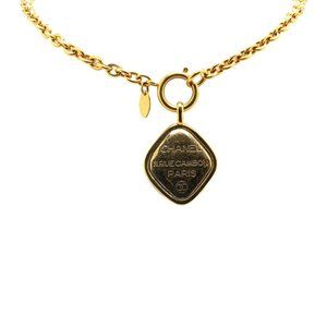 CHANEL Gold Diamond Necklace